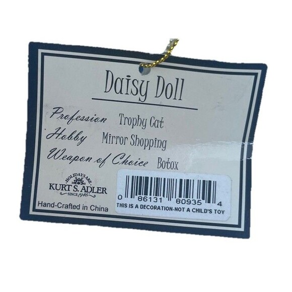 Alley Cats Margaret Le Van Daisy Doll Sexy Golf Retired 3” Retired Ornament Tag - Picture 10 of 14